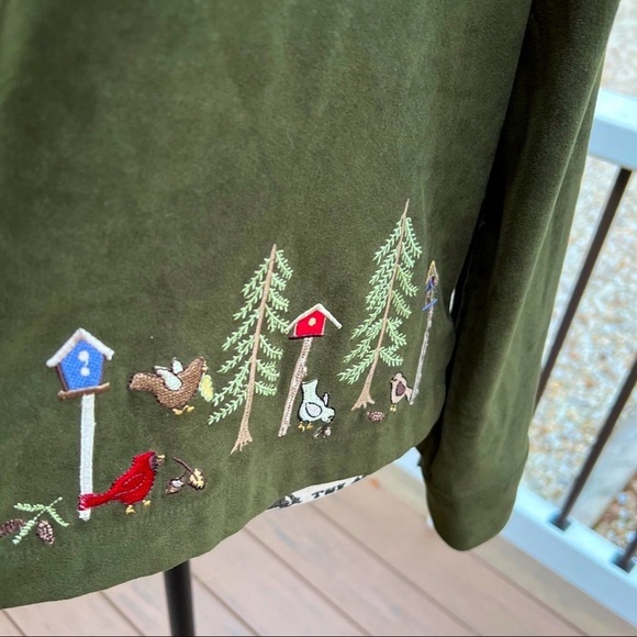 Unique Christopher & Banks Embroidered Jacket - Picture 7 of 14